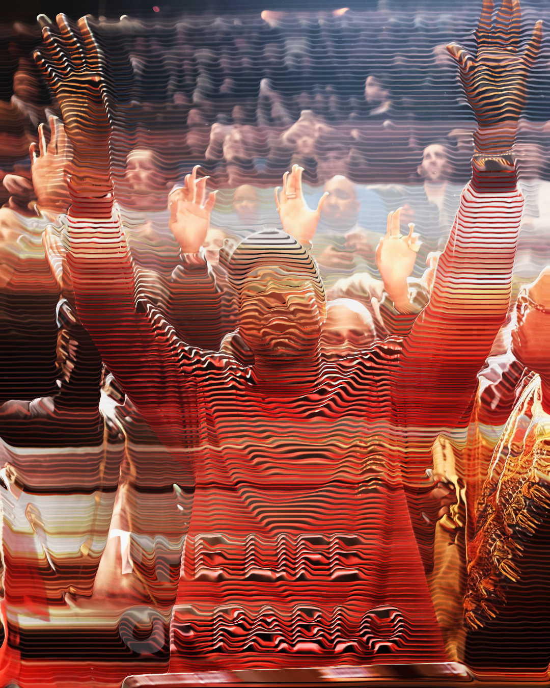 three hot air balloons in a blue sky