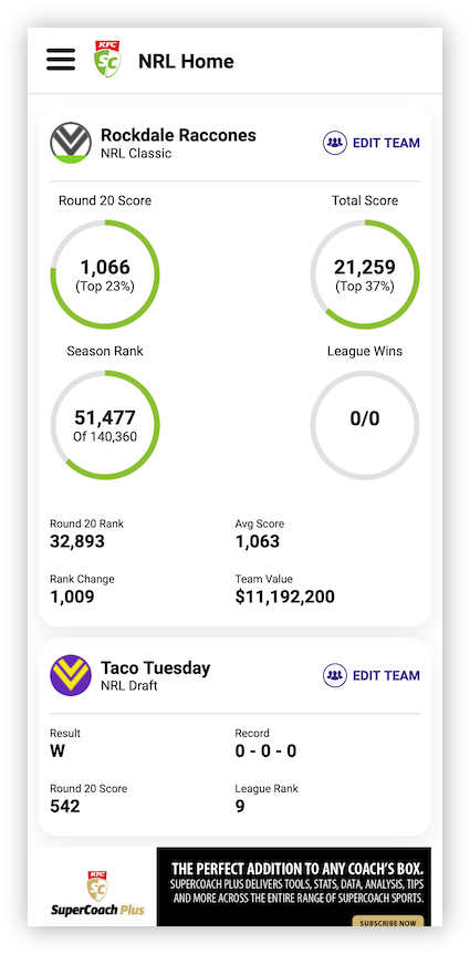 Updated homepage on Mobile