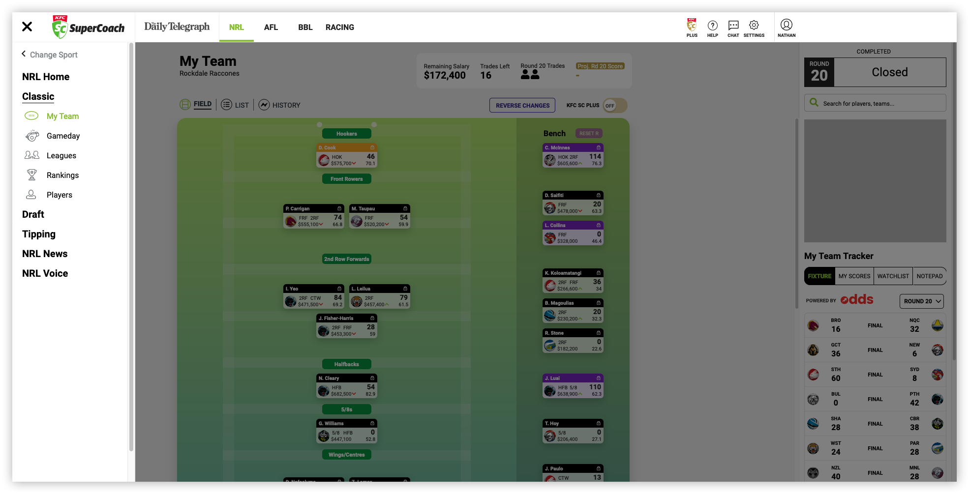 Original Desktop hamburger menu